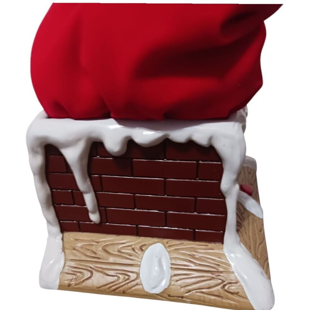 Gemmy Santa Claus Stuck In Chimney Animated Christmas Decor Figurine Sound - Picture 5 of 9